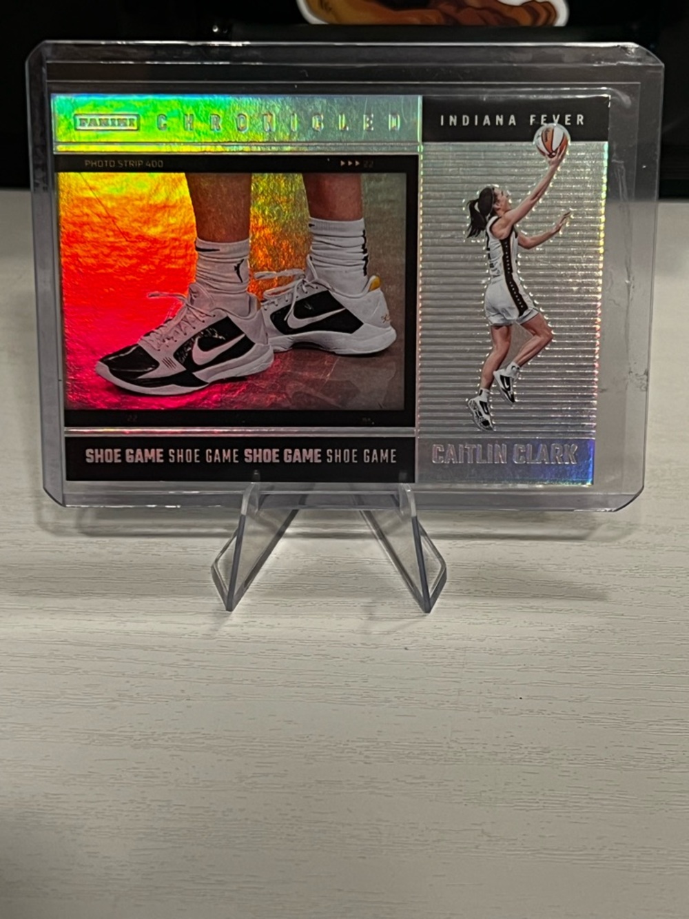 Cailtin Clark silver holo card